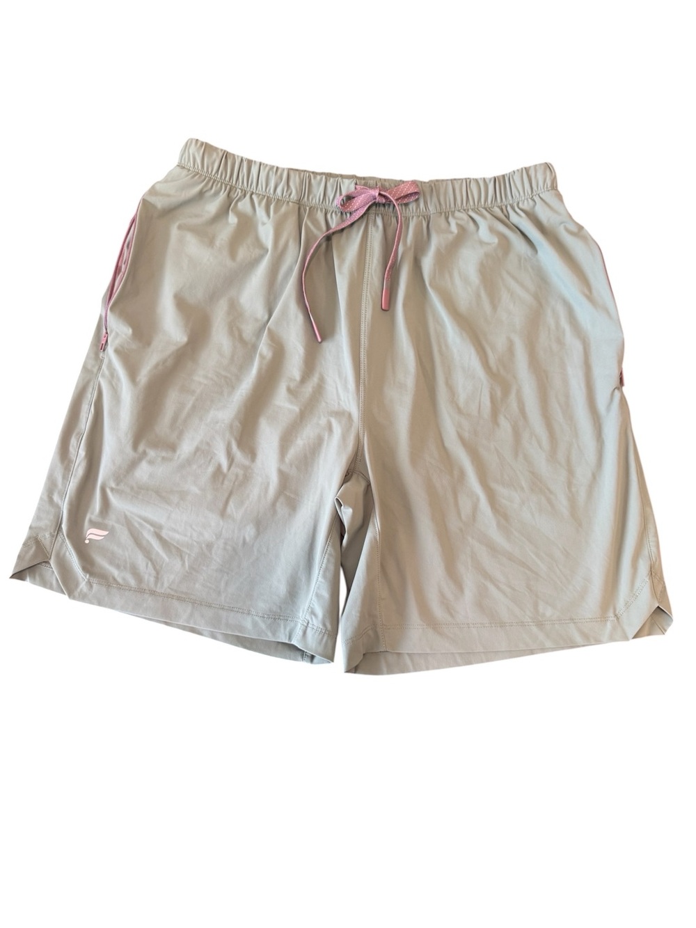 Fabletics Shorts Mens Large Sage Green  7" The One Lined Gym Training Pockets